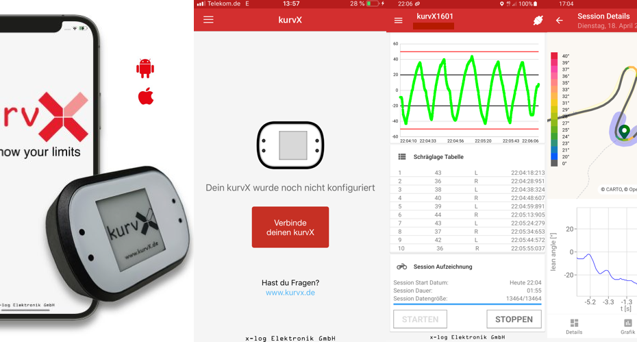 kurvX Apps: Android & iOS